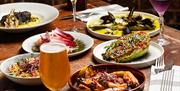 A selection of dishes at Bohemia.