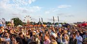 Crowds at the Foodies Festival.