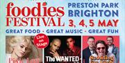 Foodies Festival 2025 flyer.