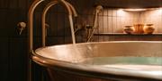 Copper relaxation bath at Field Trip Spa, Brighton