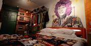 The Rebel Rebel room at Hotel Pelirocco, dedicated to David Bowie.