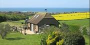 The old stable building with sea view