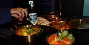 Selection of small dishes at The Golden Peacock