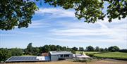 Albourne wine estate - view of tasting room