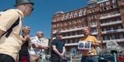 Guided walk outside Hilton Brighton Metropole Hotel