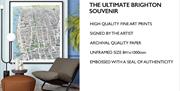 Brighton Map art print