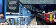 Brighton incons at Brighton Station