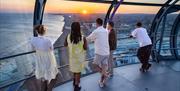 Brighton i360 - people looking at the view