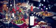 Malmaison Christmas Table setting