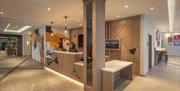 Reception area.