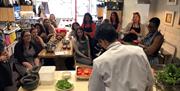 Brighton Cookery School - cooking demo