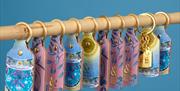 Royal Pavilion keyrings on blue