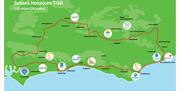 Map of Sussex Hospice Trail