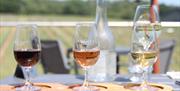Red, white and rose wine