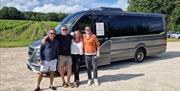 A group at a Vineyard with Shuttle and Vine