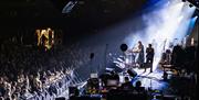 Brighton Centre - crowd with band playing on stage