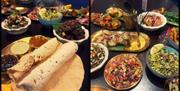 Selection of dishes at The Golden Peacock