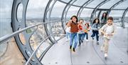 Children enjoying the Brighton i360