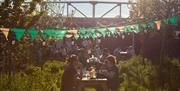 Depot Cinema - dining by some bunting