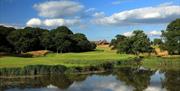 Golf course and lake