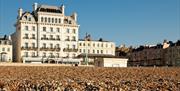 front of Hotel, beach view