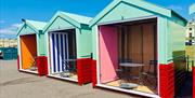 Colourful Hove Huts
