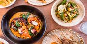 A range of sharing dishes await.