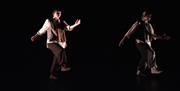 Image courtesy of dfphotography. Performers seemingly walking in the air from the 2024 show, feast a triple bill