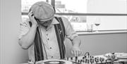 A DJ at Saltdean Lido