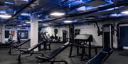 Gym equipment in the gym at Pro Fitness Academy