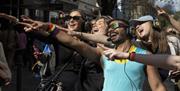Image courtesy of dfphotography. Guru Dudu silent disco tour Brighton Fringe 2024