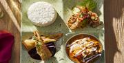 Delicious vegan dishes at giggling Squid Brighton.