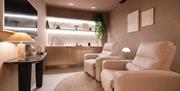 TGB Spa, image shows welcoming comfy treatment chairs
