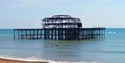 West Pier viewed from beach