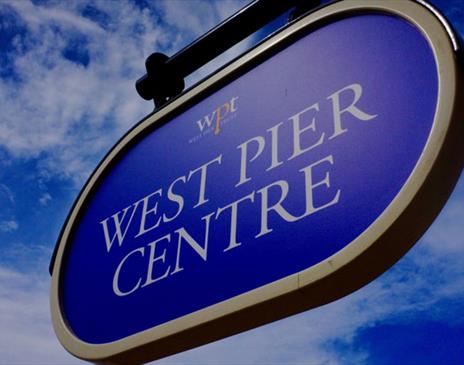 West Pier Centre - sign