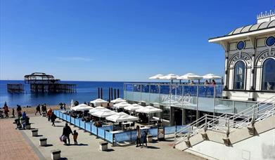 West Beach restaurant beachfront terrace