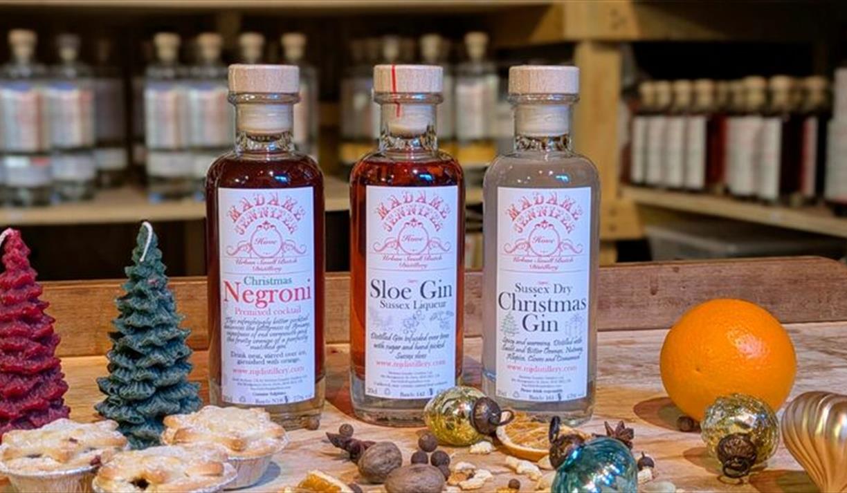 Christmas Gin Cocktails at Madame Jennifer Distillery Christmas Gin Cocktails at Madame Jennifer Distillery