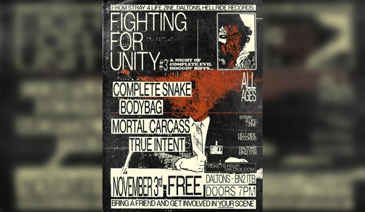 Fighting For Unity 3: Complete Snake, Bodybag, Mortal Karcass, True Intent Fighting For Unity 3: Complete Snake, Bodybag, Mortal Karcass, True Intent