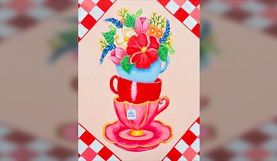 Tea Time - Beautiful Coloured Artwork