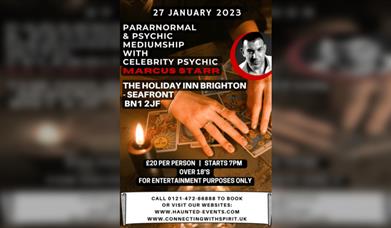 Paranormal & Psychic Event with Celebrity Psychic Marcus Starr @ Holiday Inn Brighton - Seafront