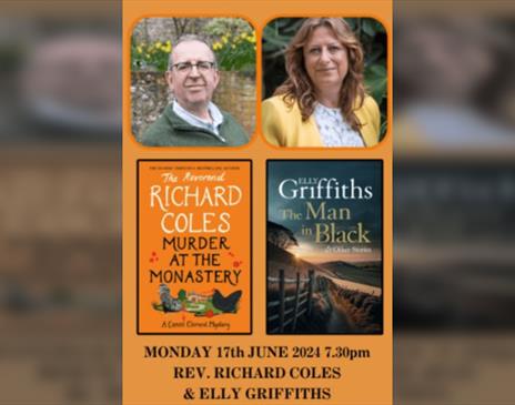An Evening with Reverend Richard Coles and Elly Griffiths, chaired by William Shaw