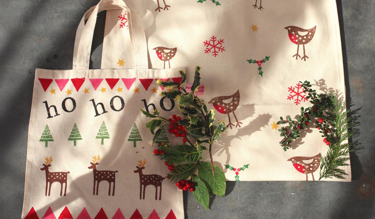 Block Printing Workshop: Festive Gift Sack Block Printing Workshop: Festive Gift Sack