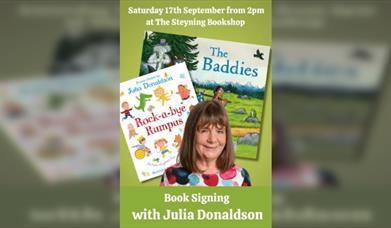 Book Signing with Julia Donaldson for The Baddies & Rock a Bye Rumpus