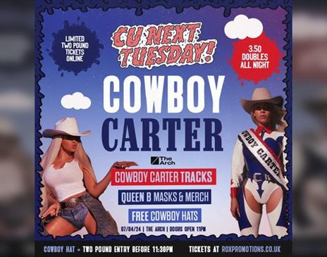 Cu Next Tuesday | Cowboy Carter |L 07 / 05 / 24