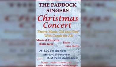 Paddock Singers Christmas Concert - Afternoon Performance