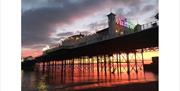 Brighton Palace Pier Tour -pier at sunset