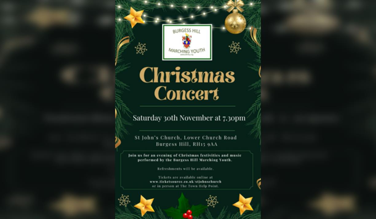 Burgess Hill Marching Youth Christmas Concert Burgess Hill Marching Youth Christmas Concert