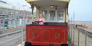 Volks Railway - little girl driving train