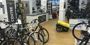 Electric Bikes Sussex - inside shop