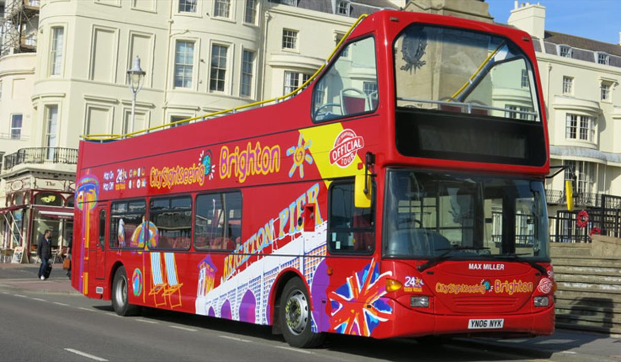 Sightseeing bus by Regency Square